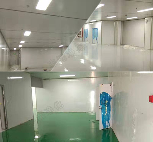 潔凈室(區(qū))收尾工作 —— 民權(quán)愛(ài)德時(shí)代新能源項(xiàng)目車(chē)間