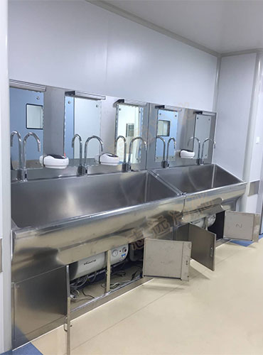 醫(yī)用手術室專用洗手池現場