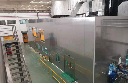 食品加工廠廠房?jī)艋囬g-志遠(yuǎn)凈化工程